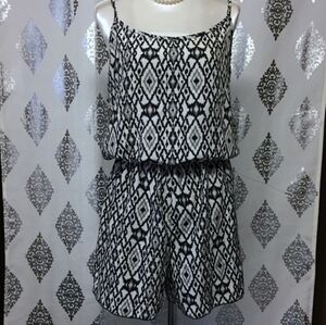 Love Crazy Aztec Print Romper